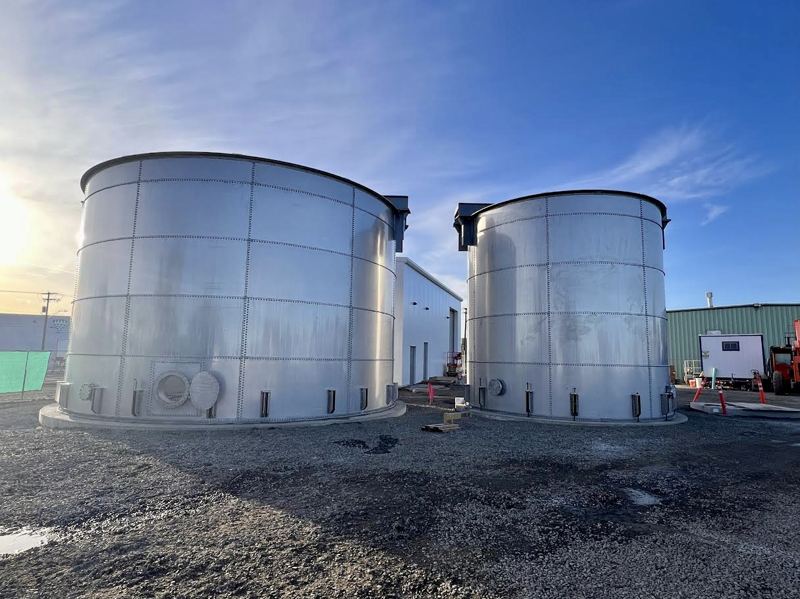 Bolted steel potable water storage tanks
